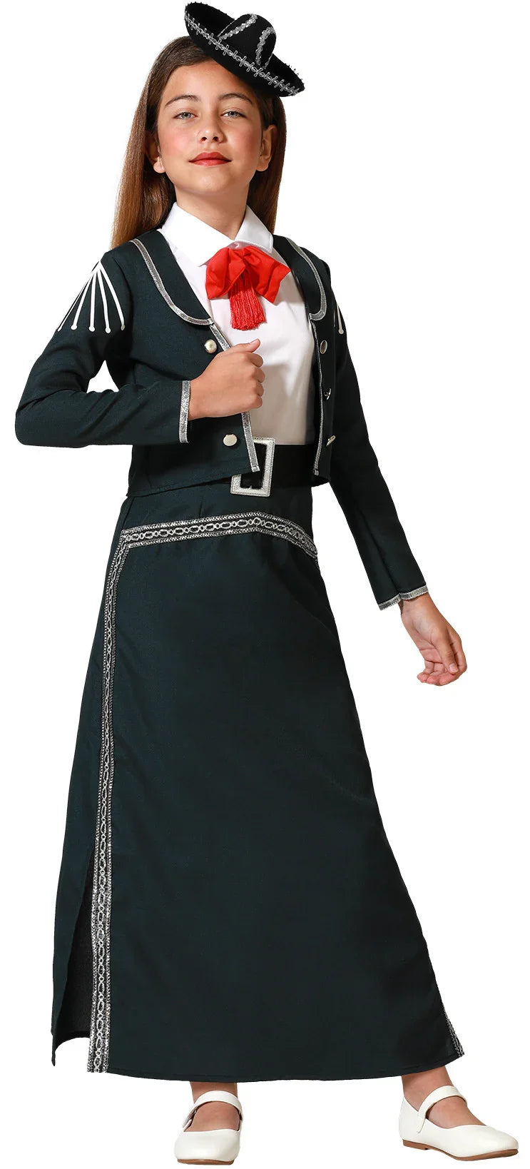 Disfraz de Cantante Mariachi Mexicana para Niña Mexicanos Infantiles Atosa